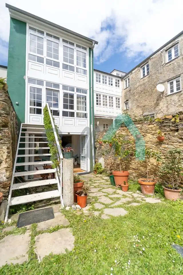 Exterior view of Single-family semi-detached for sale in Ribadeo  with Heating, Private garden and Terrace