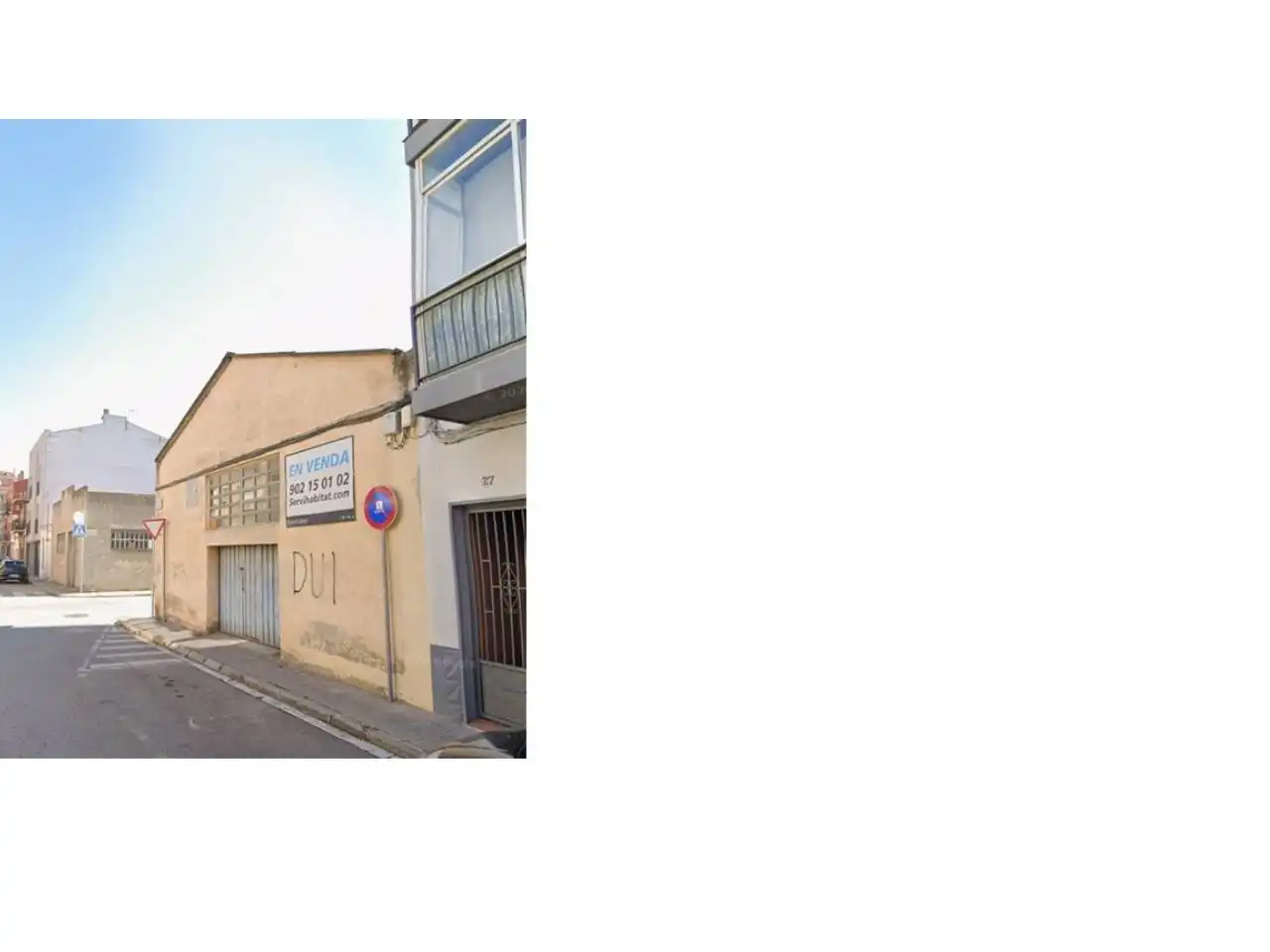 Vista exterior de Nave industrial en venta en Granollers