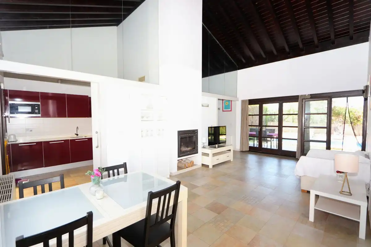 Sala d'estar de Casa o xalet en venda en Murcia amb Aire condicionat, Jardí privat i Terrassa