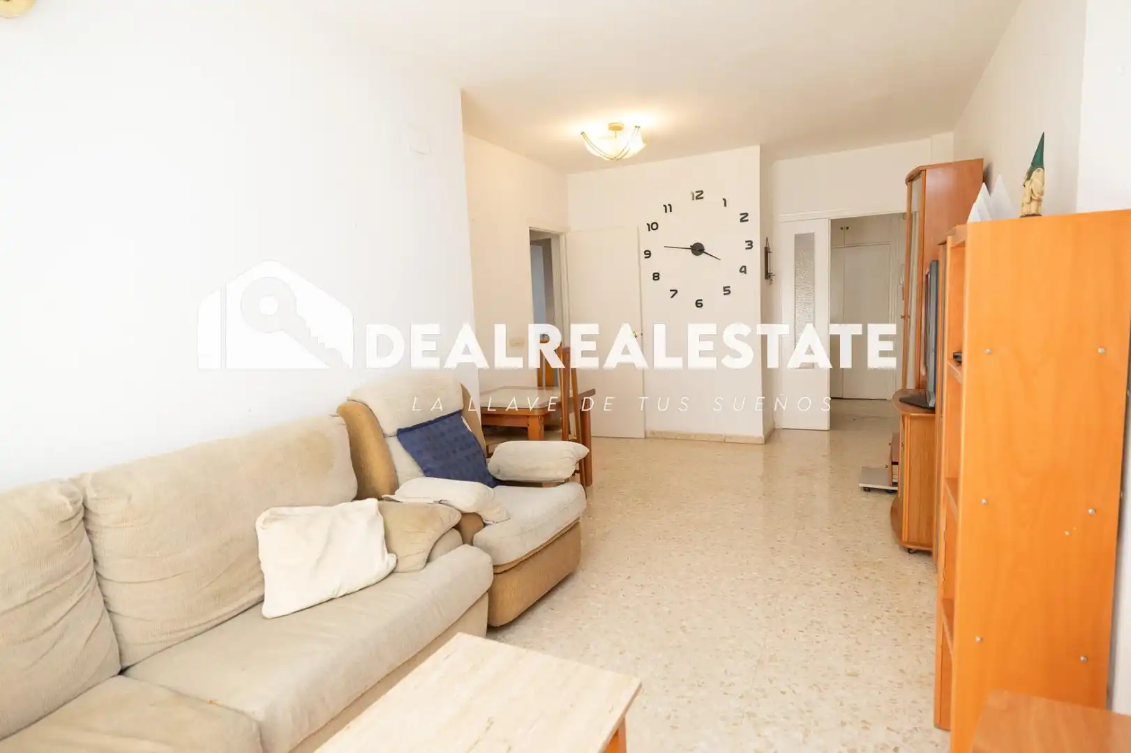 Sala d'estar de Pis en venda en La Rinconada amb Aire condicionat, Terrassa i Moblat