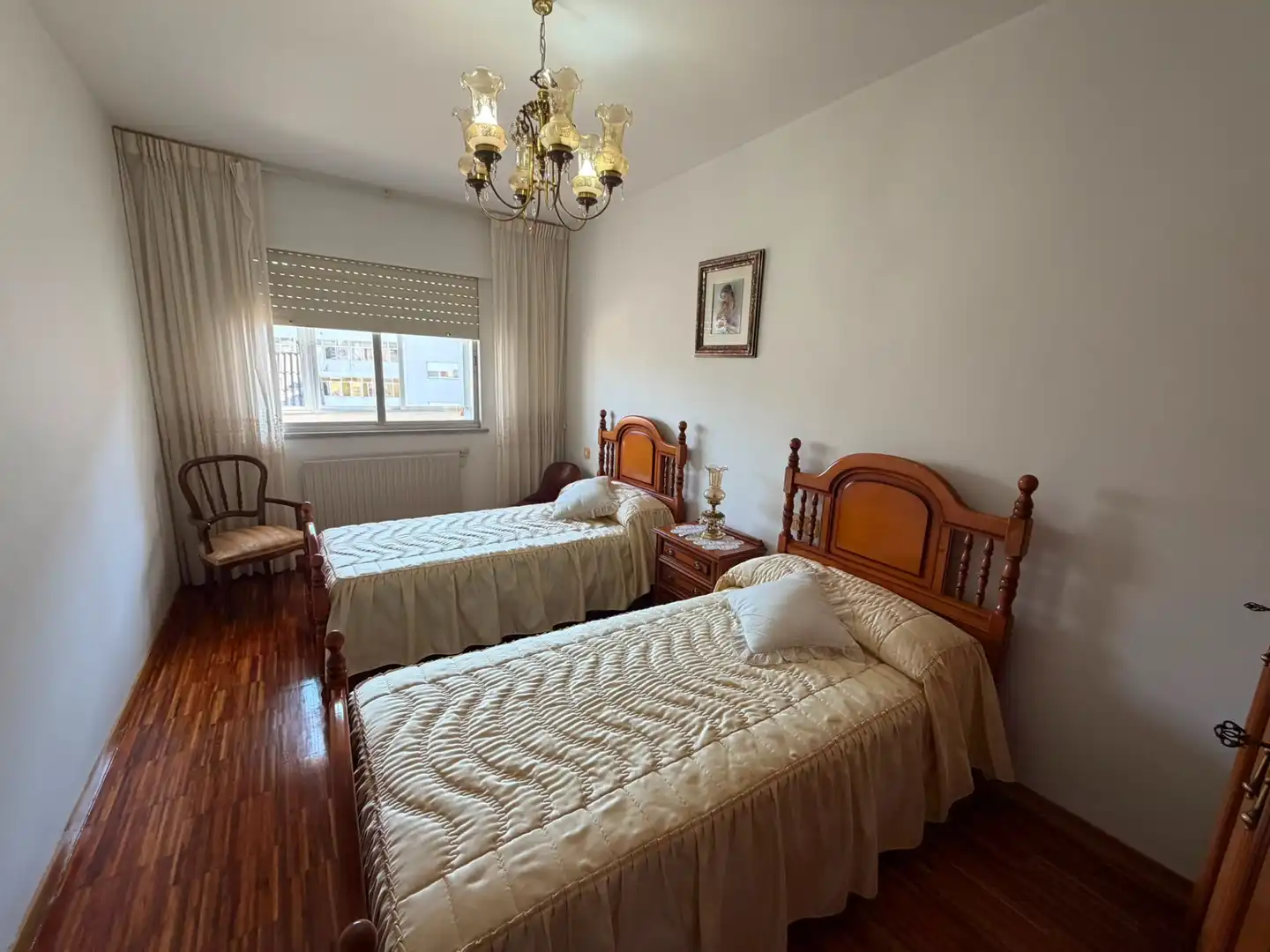 Bedroom of Flat for rent in Lugo  with Heating, Furnished and Oven