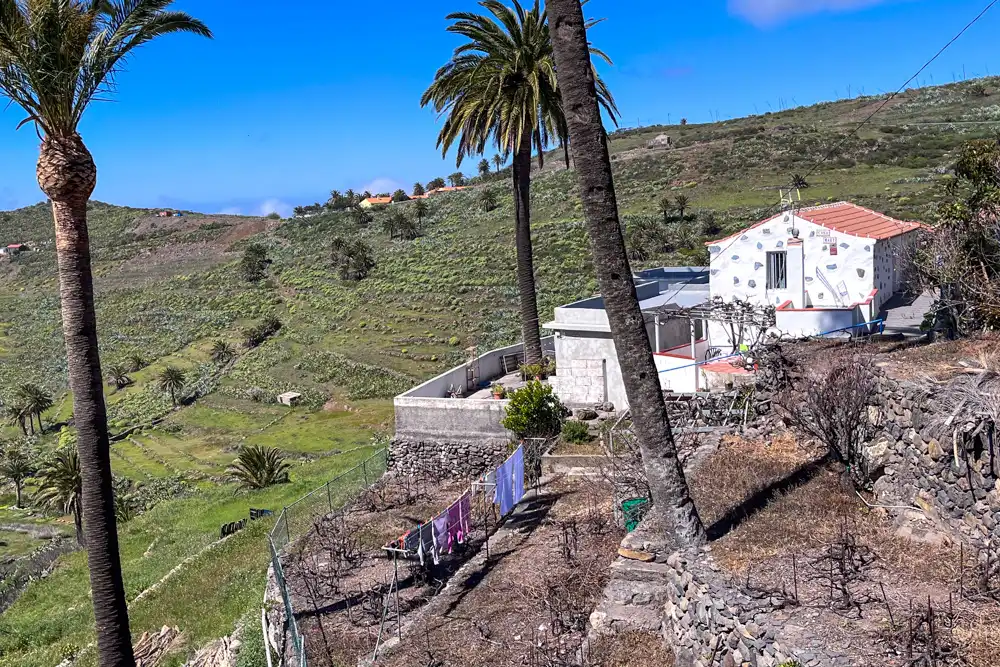 Vista exterior de Finca rústica en venta en Vallehermoso con Terraza