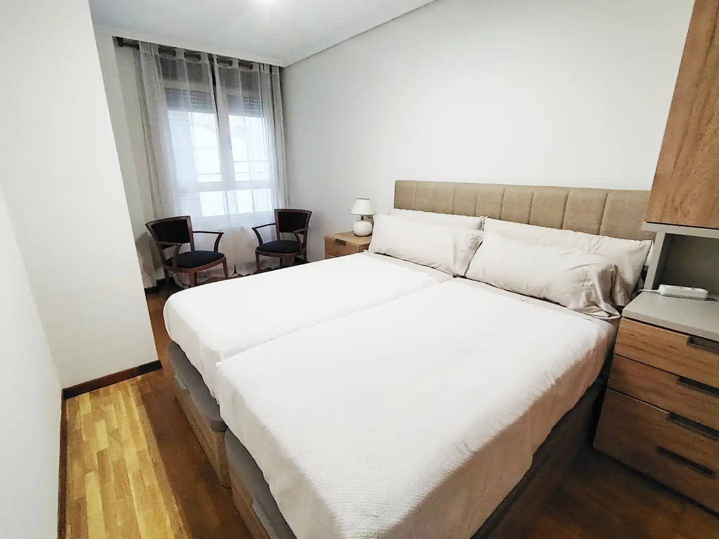 Bedroom of Flat for sale in Gijón   with Heating, Parquet flooring and Terrace