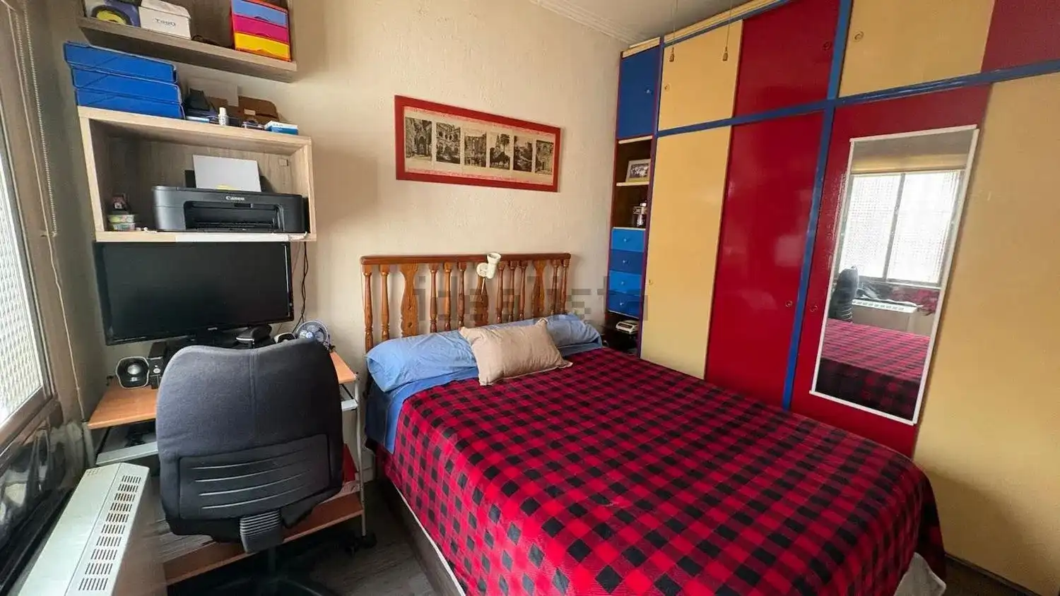Bedroom of Flat for sale in Madrid  with Air Conditioner, Heating and Parquet flooring