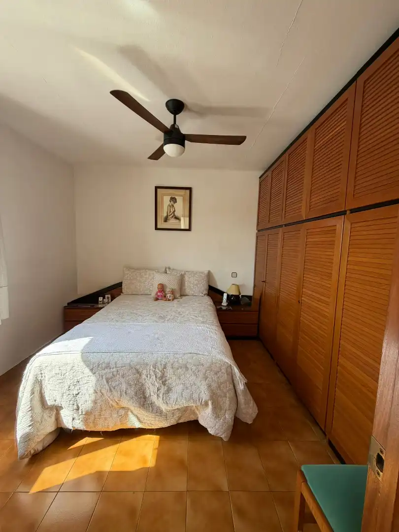 Bedroom of Flat for sale in Cornellà de Llobregat  with Air Conditioner and Furnished