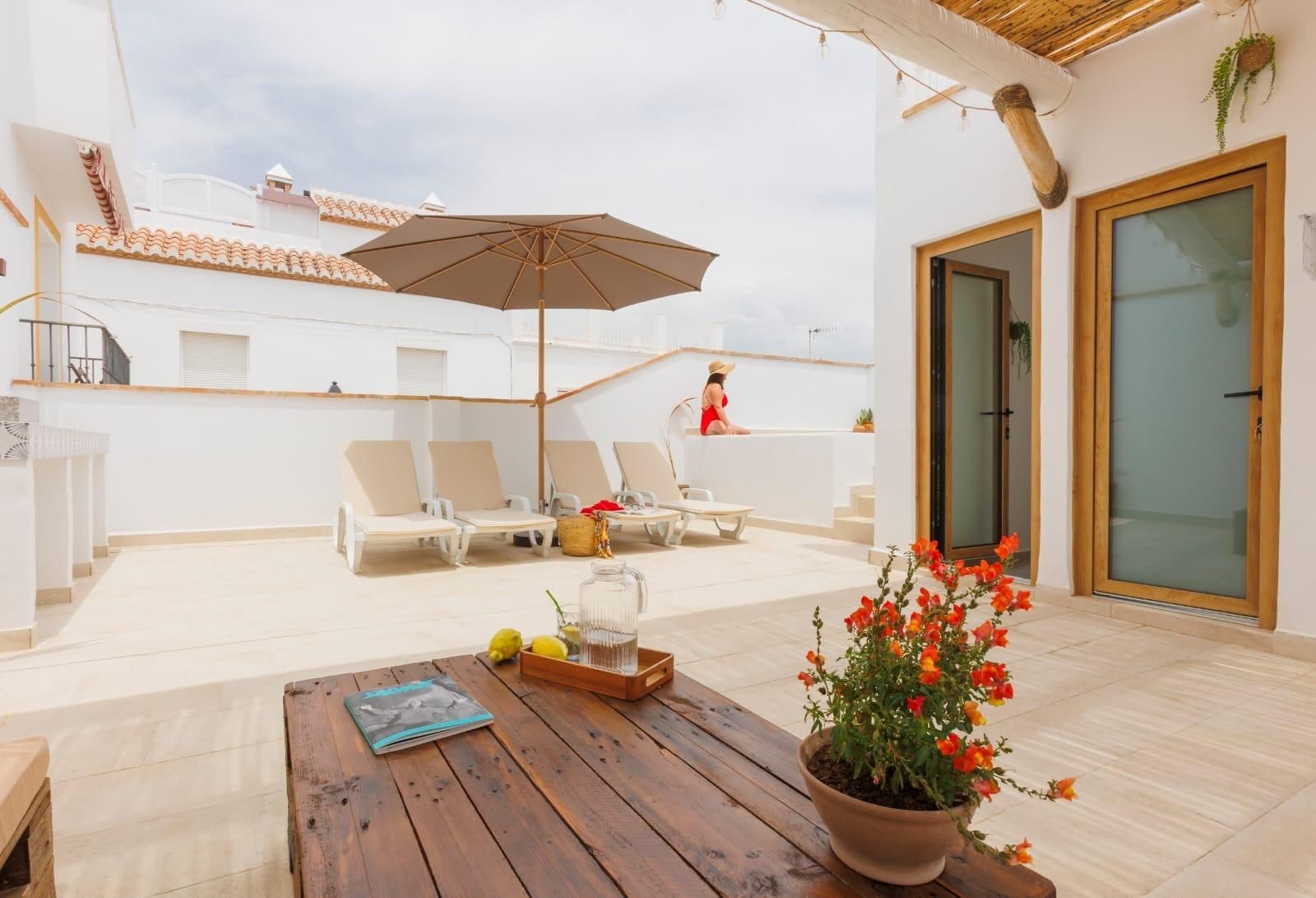 Terrace of House or chalet for sale in Salobreña  with Air Conditioner, Terrace and Swimming Pool