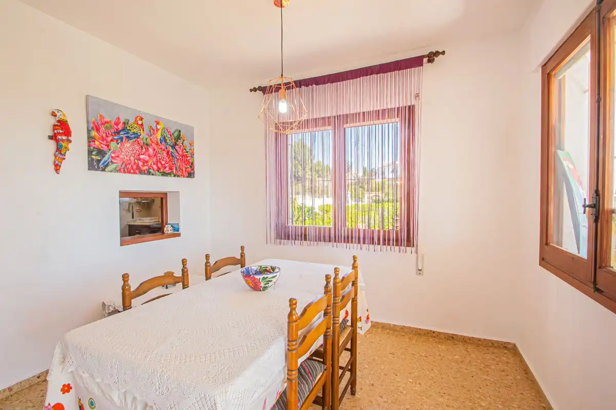 Dining room of Houses for sale in Calpe / Calp  with Air Conditioner, Heating and Private garden