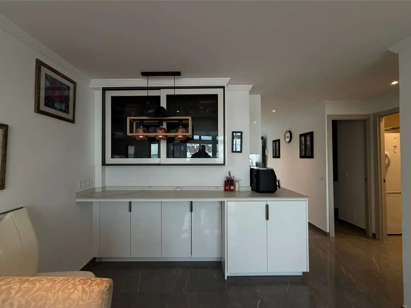 Cocina de Piso en venta en Fuengirola con Terraza, Amueblado y Piscina comunitaria