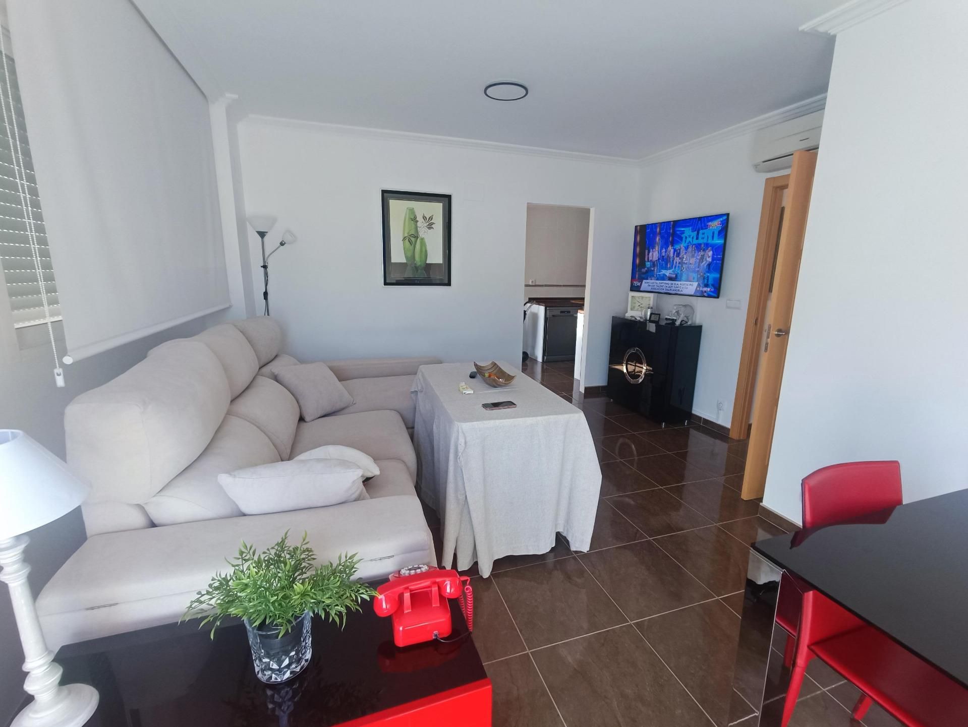 Living room of Flat for sale in Alcoy / Alcoi  with Air Conditioner, Heating and Private garden