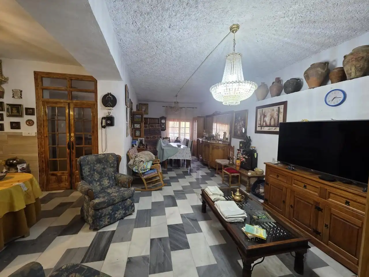 Living room of Houses for sale in Bacares  with Air Conditioner, Private garden and Terrace