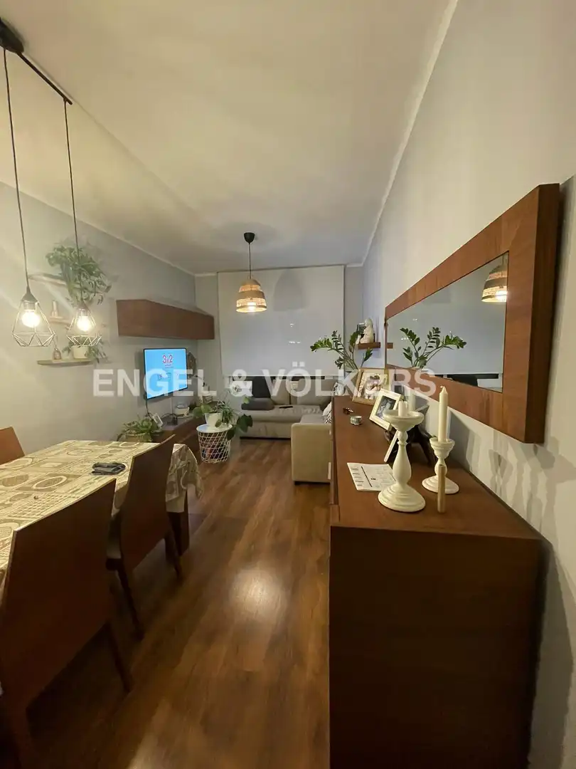 Wohnzimmer von Wohnung zur Miete in Barcelona mit Klimaanlage, Heizung und Parkett
