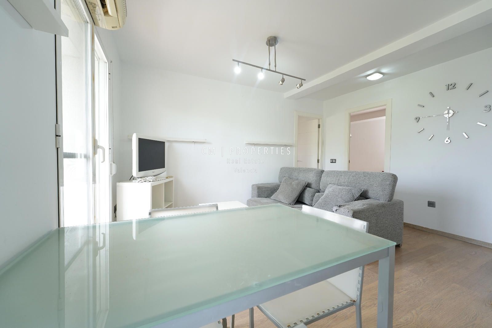Sala d'estar de Pis de lloguer en  Valencia Capital amb Aire condicionat, Calefacció i Terrassa