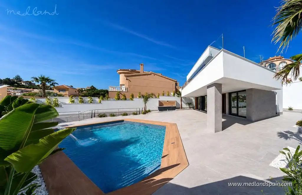 Piscina de Casa o xalet en venda en Rojales amb Aire condicionat, Calefacció i Jardí privat