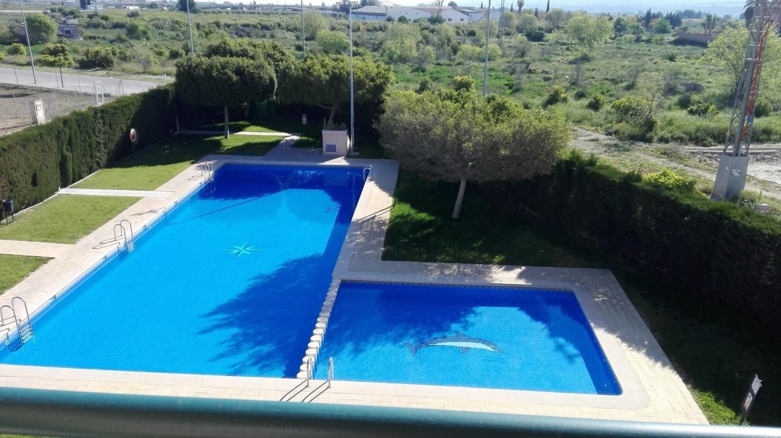 Schwimmbecken von Wohnung zum Verkauf in Librilla mit Klimaanlage, Abstellraum und Möbliert