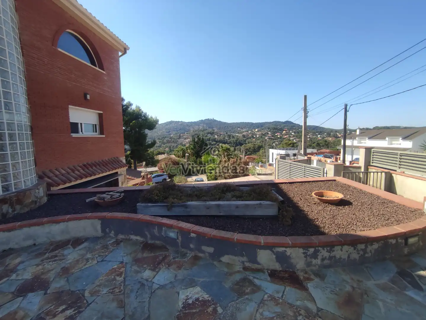 Terrassa de Casa o xalet en venda en Vallirana amb Calefacció, Jardí privat i Terrassa