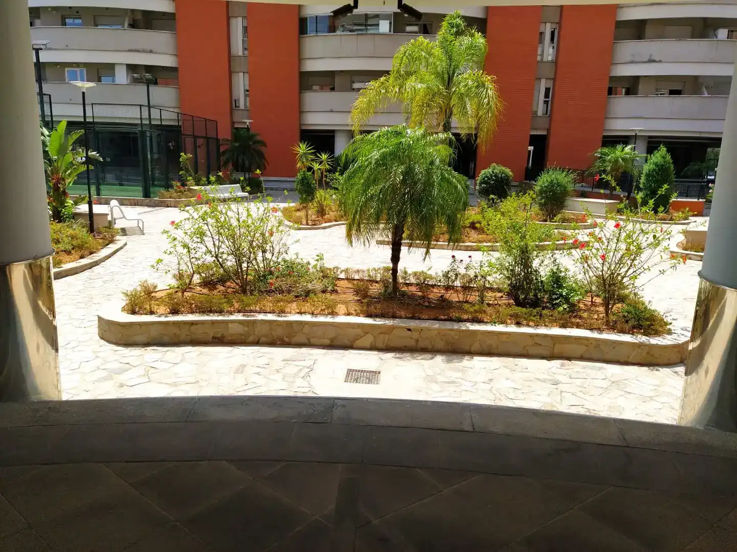 Terrasse von Wohnung zur Miete in  Sevilla Capital mit Klimaanlage und Schwimmbad