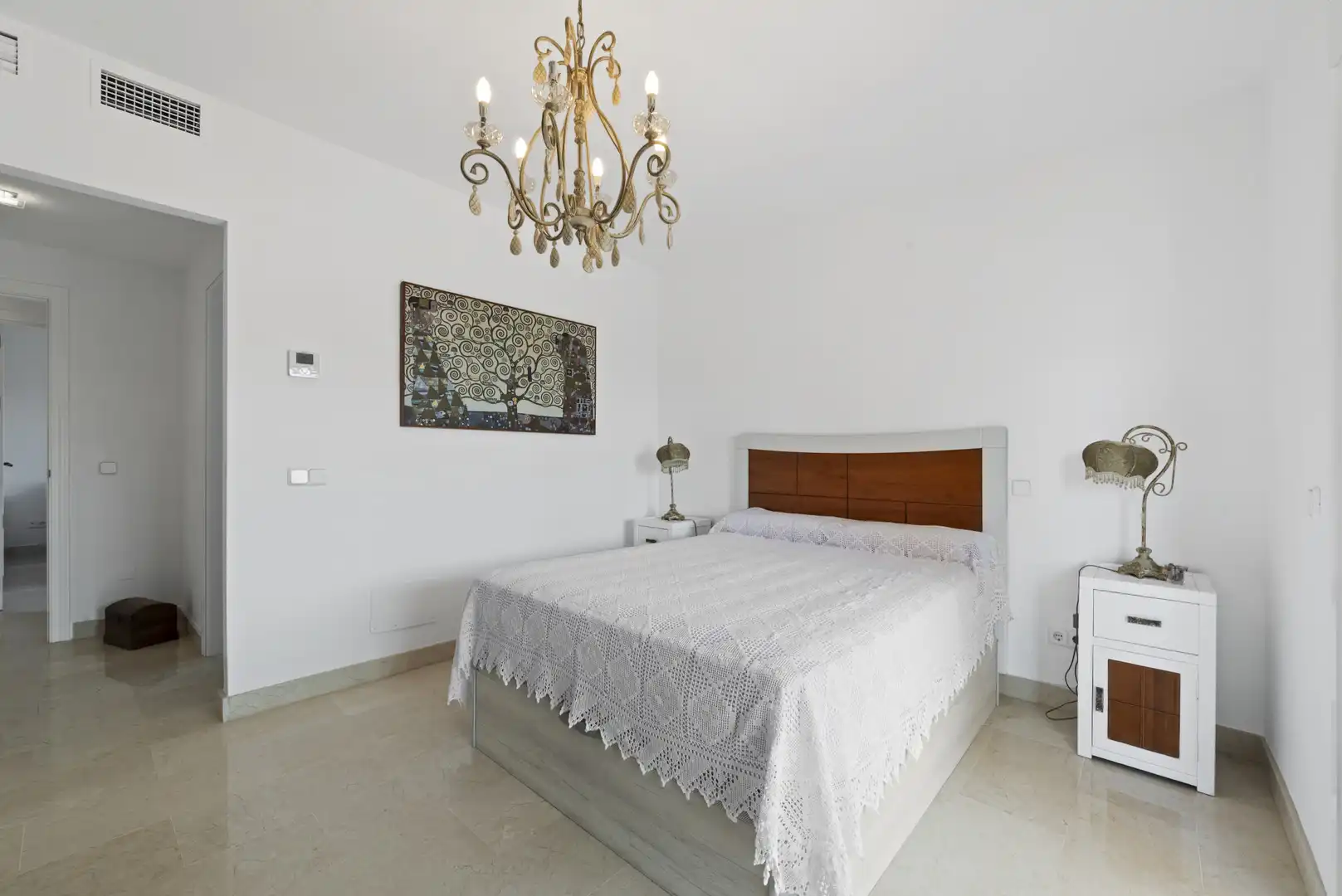 Schlafzimmer von Haus oder Chalet zum Verkauf in Mijas mit Klimaanlage, Privatgarten und Terrasse