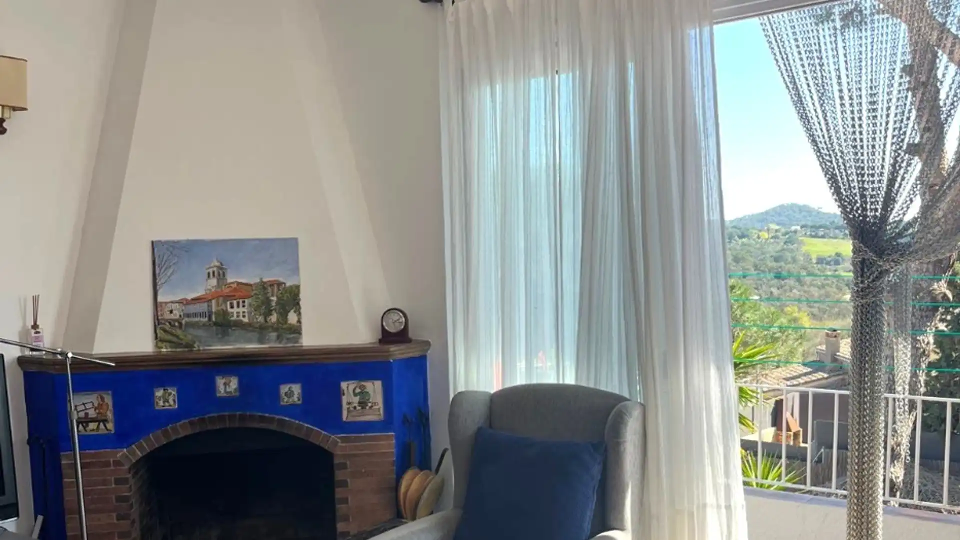 Living room of Flat for sale in Tordera  with Heating, Parquet flooring and Balcony