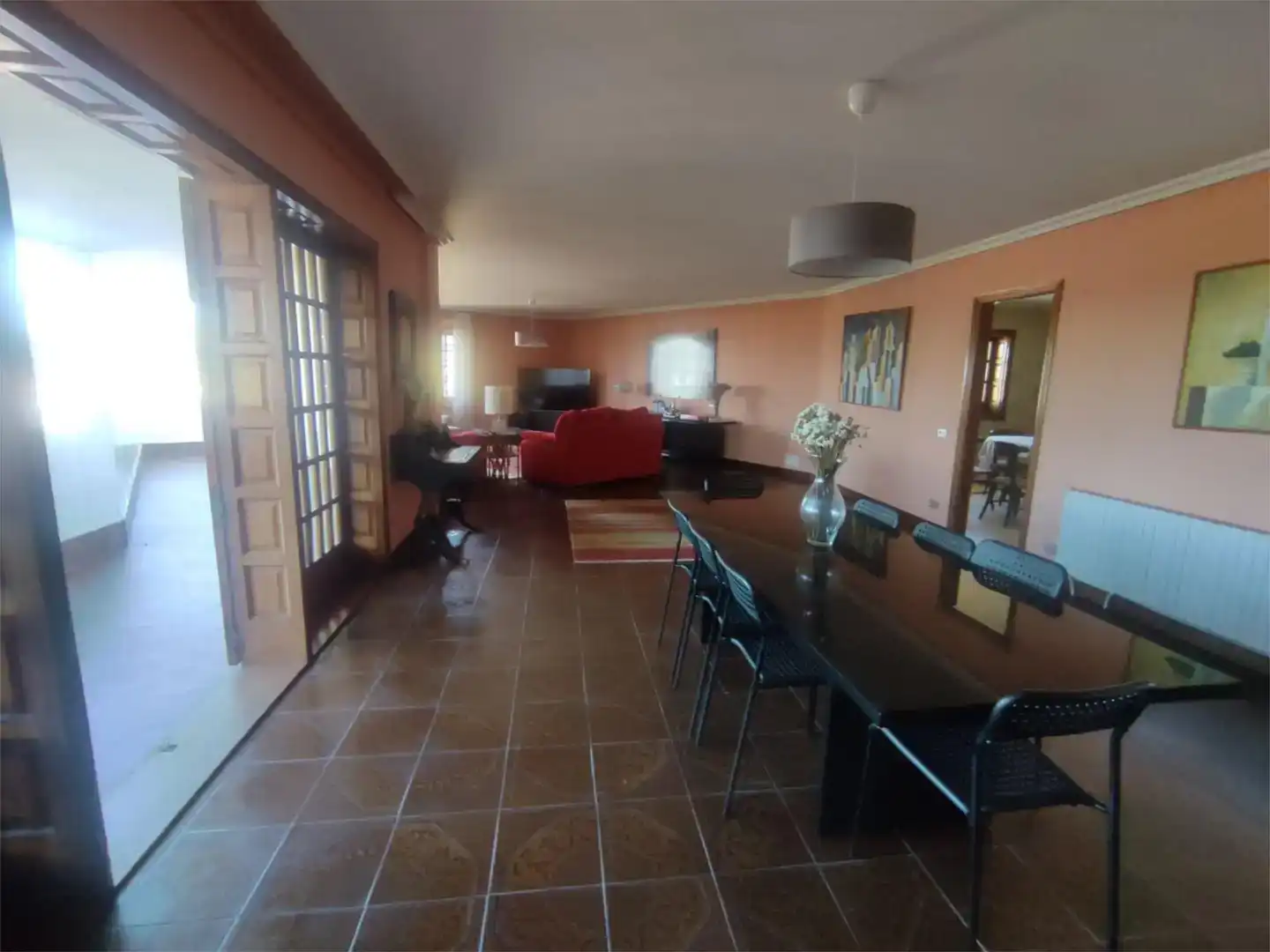 Comedor de Casa o chalet en venta en A Guarda   con Aire acondicionado, Jardín privado y Parquet
