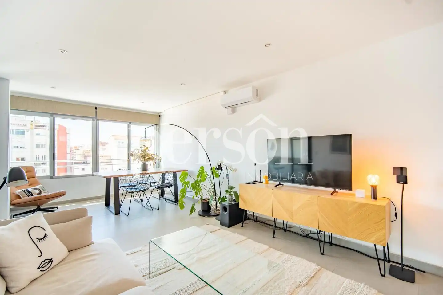 Sala d'estar de Pis en venda en  Valencia Capital amb Aire condicionat i Calefacció