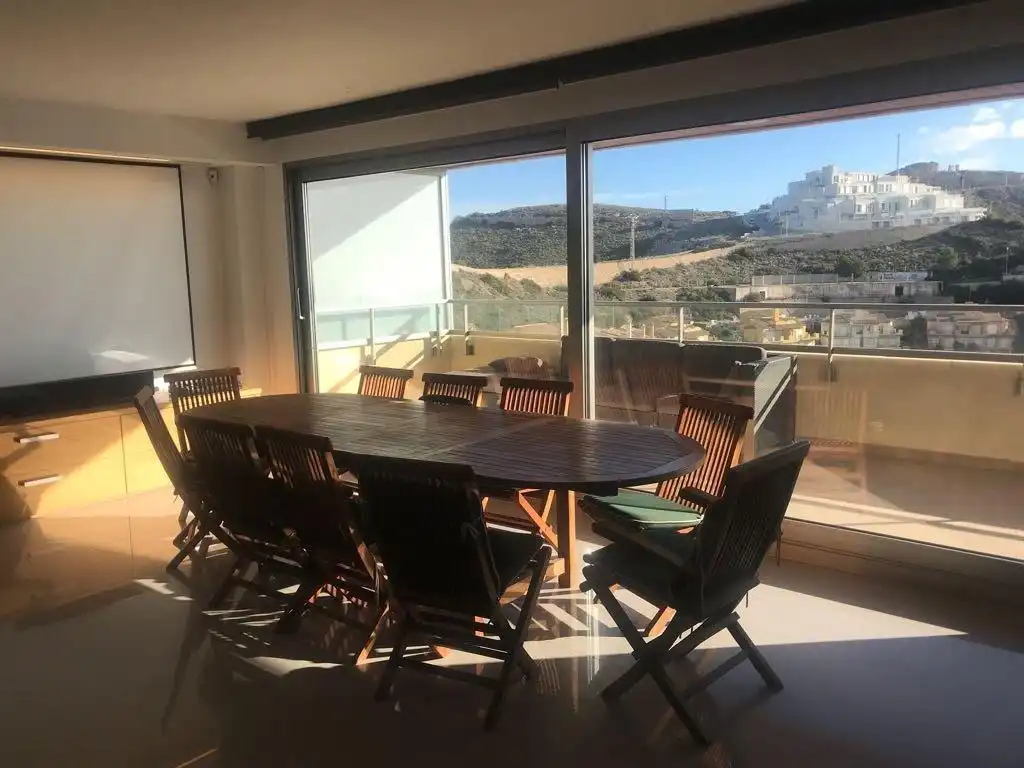 Esszimmer von Wohnung zur Miete in Cullera mit Klimaanlage, Terrasse und Möbliert
