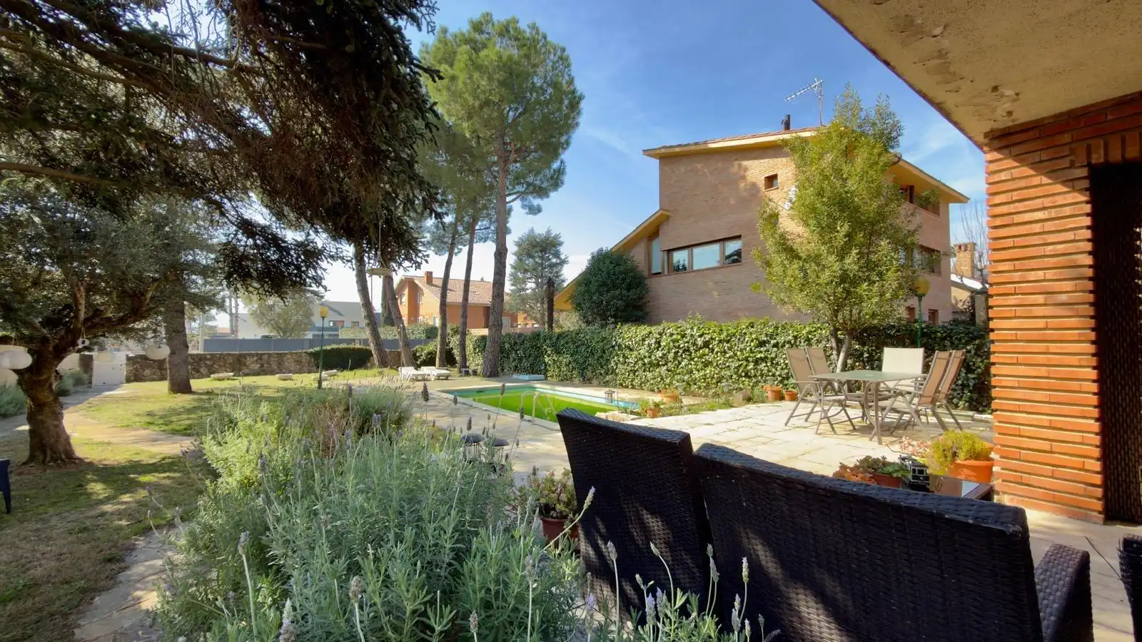 Jardí de Casa o xalet en venda en Igualada amb Calefacció, Jardí privat i Terrassa