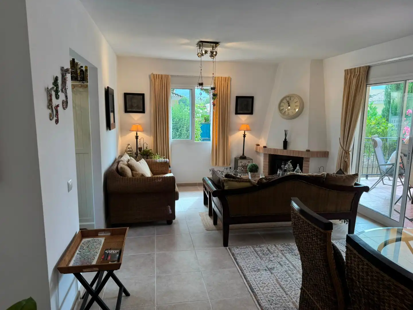 Living room of Houses for sale in Castalla  with Private garden, Terrace and Furnished
