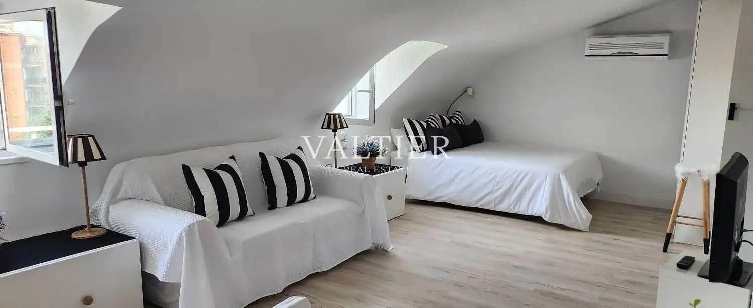 Bedroom of Flat for rent in  Madrid Capital  with Furnished