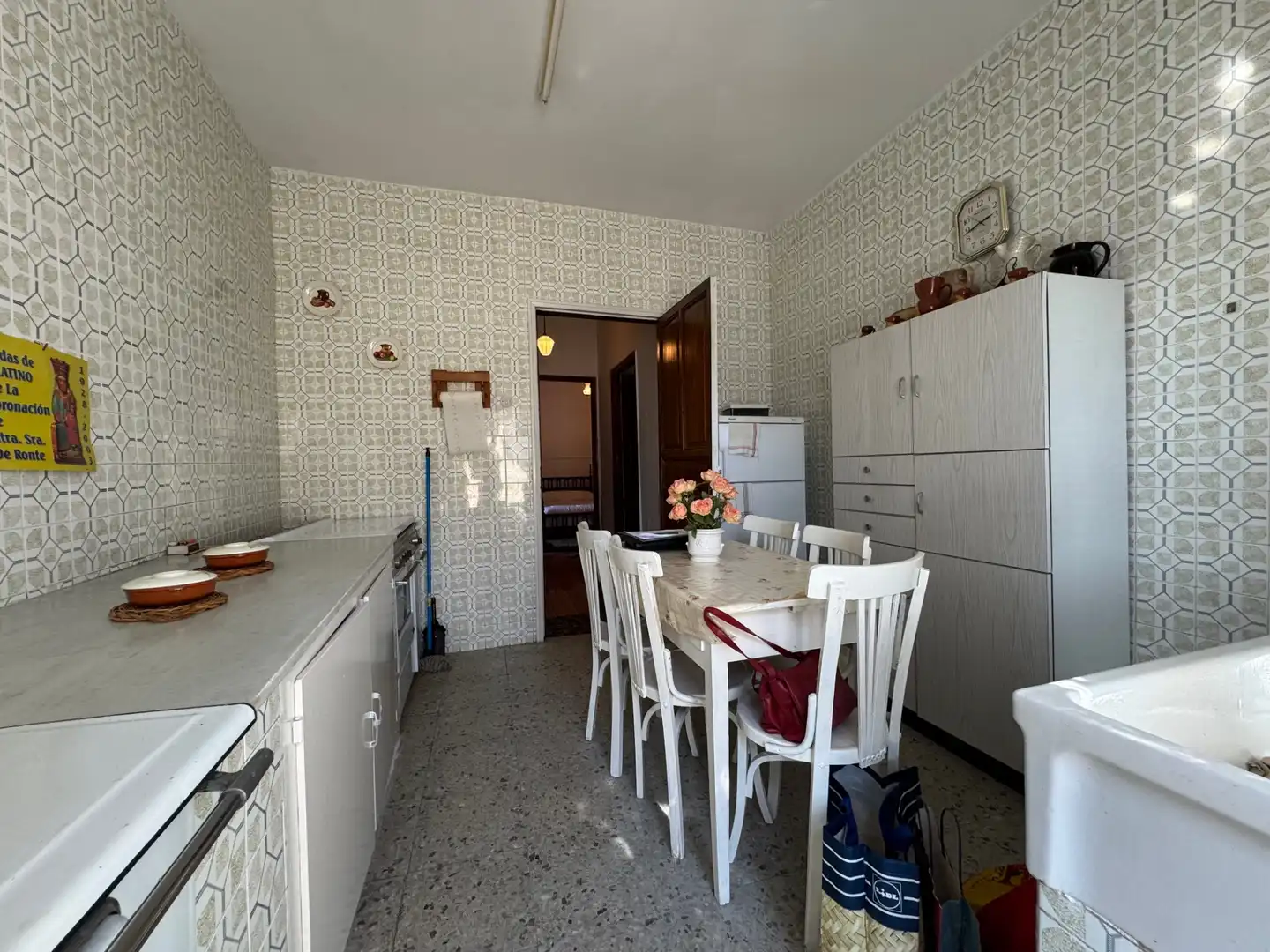 Cocina de Finca rústica en venta en Osorno la Mayor con Parquet, Trastero y Amueblado