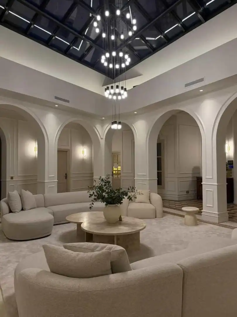 Sala d'estar de Casa o xalet de lloguer en Benahavís amb Aire condicionat, Jardí privat i Terrassa