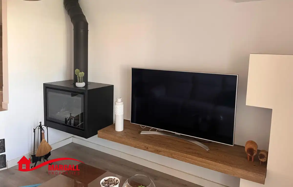 Sala de estar de Casa adosada de alquiler en La Pobla de Farnals con Aire acondicionado, Calefacción y Terraza