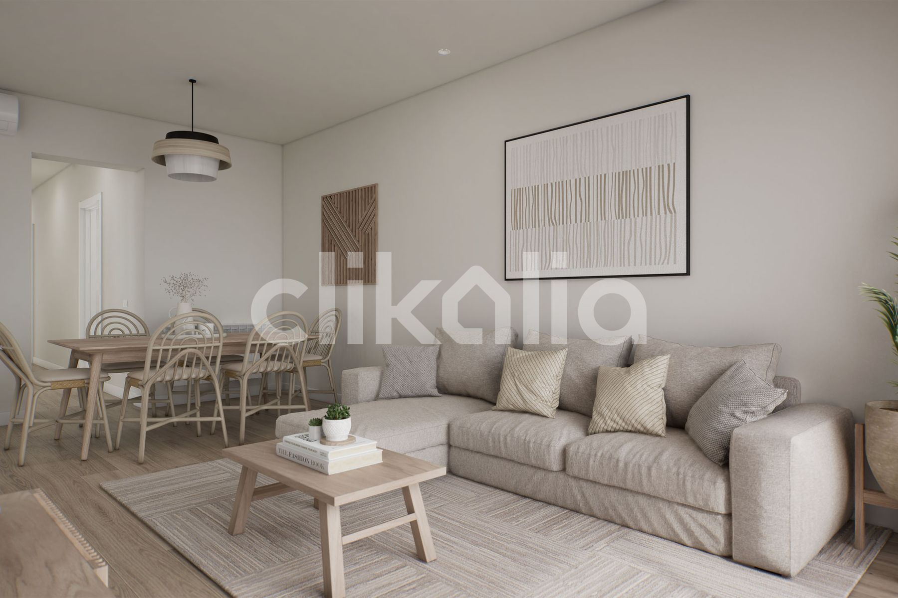 Sala d'estar de Pis en venda en  Barcelona Capital amb Aire condicionat, Calefacció i Terrassa