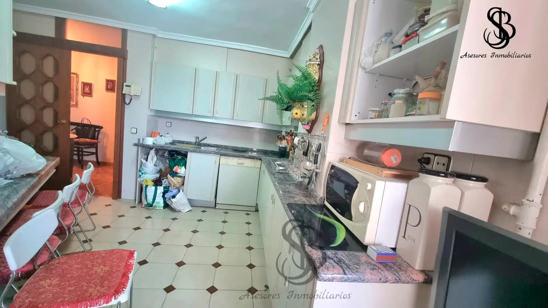 Cocina de Piso en venta en Alicante / Alacant con Aire acondicionado, Calefacción y Parquet
