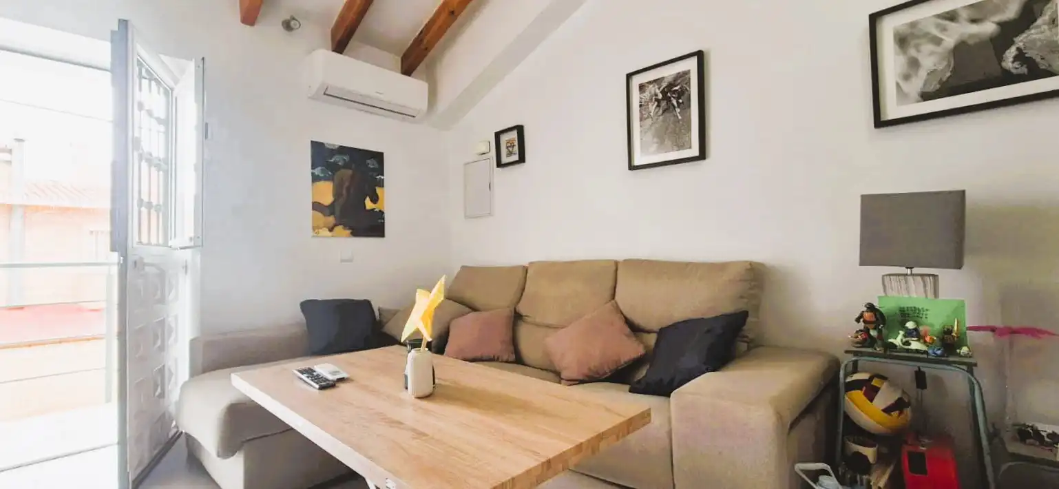 Sala de estar de Apartamento en venta en Añoreta Baja