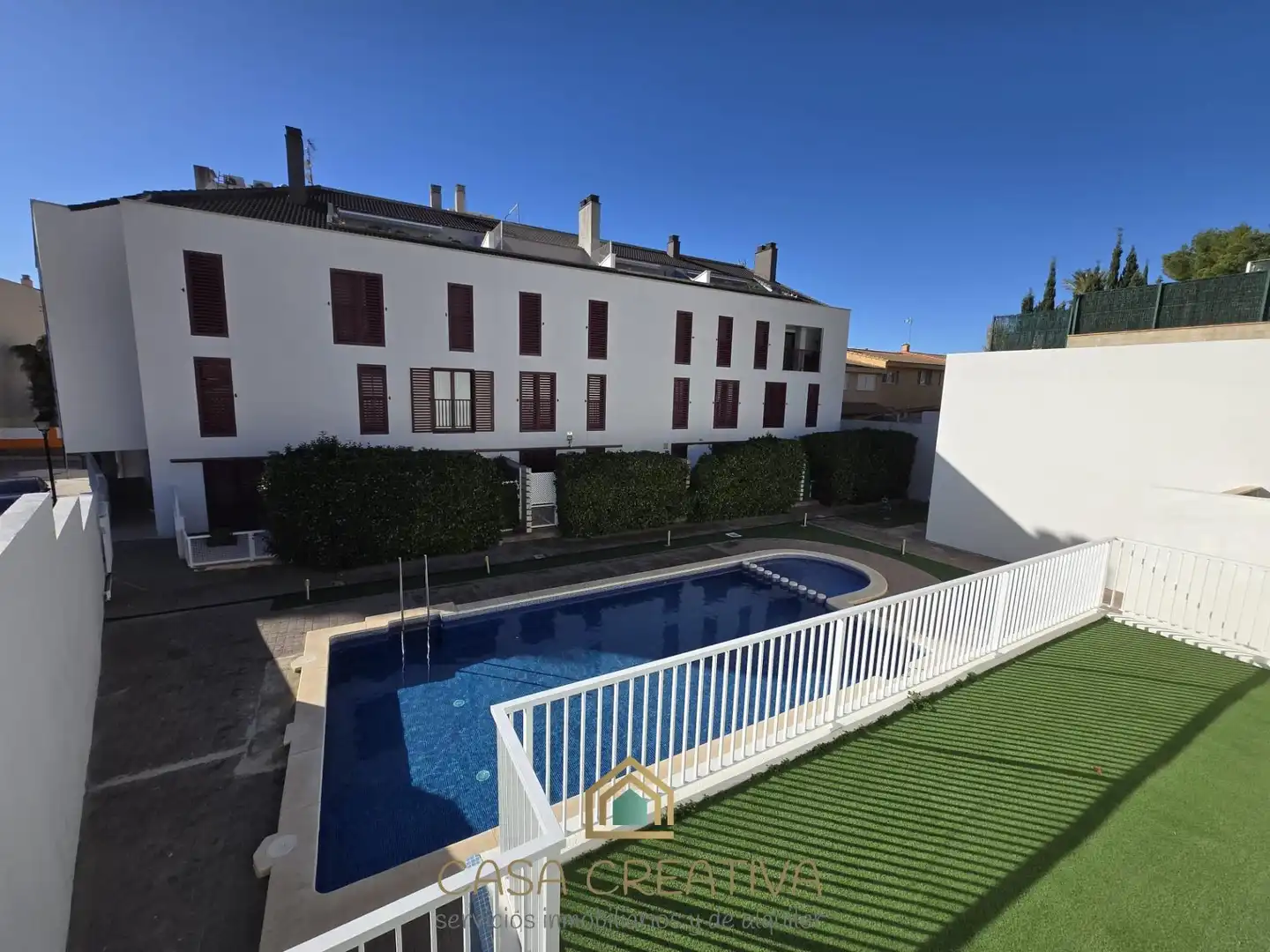 Piscina de Pis en venda en Náquera amb Aire condicionat, Calefacció i Jardí privat