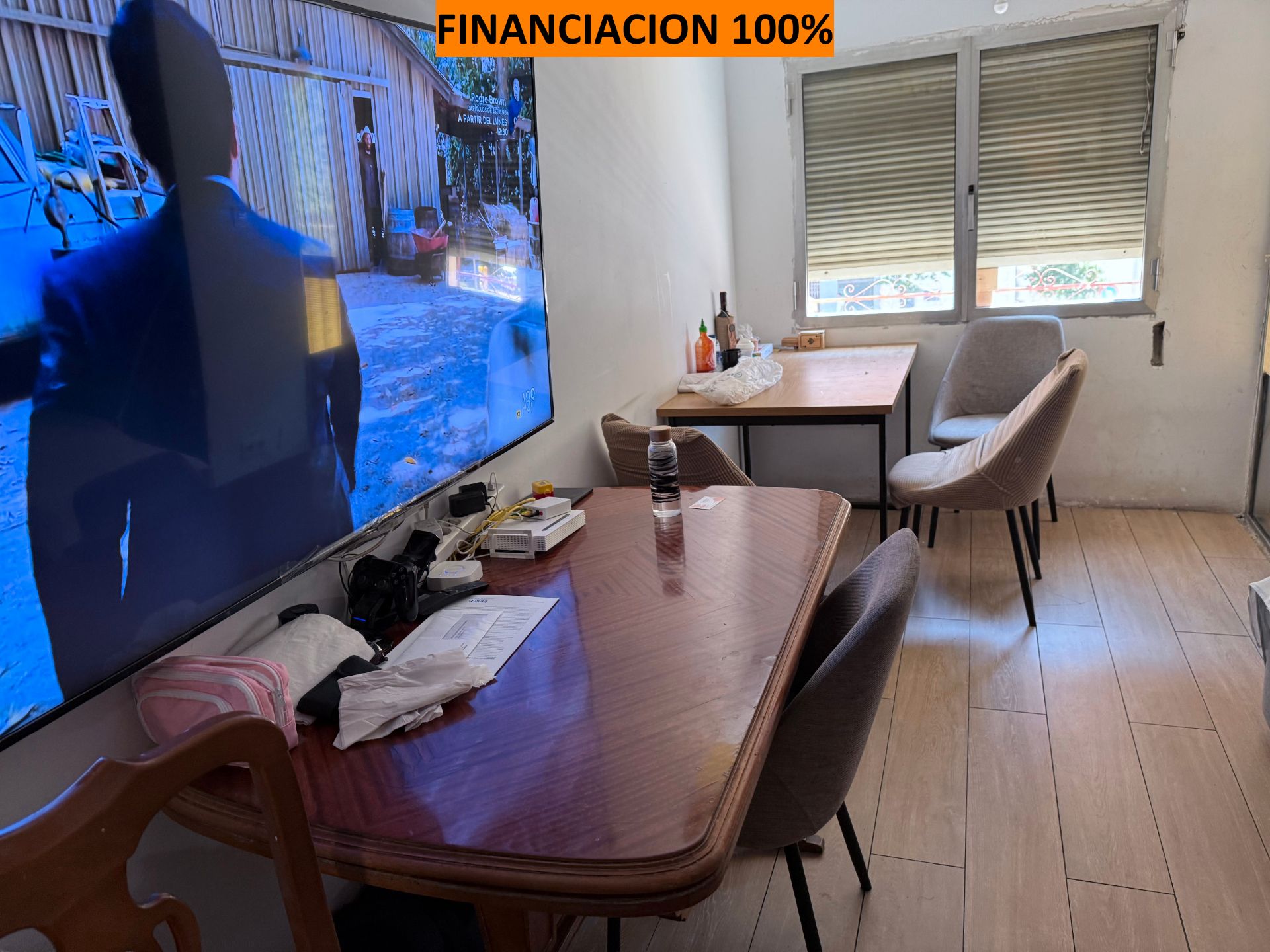 Dining room of Flat for sale in  Zaragoza Capital  with Air Conditioner, Terrace and Storage room