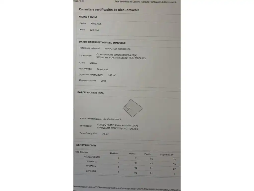 Casa con jardín en venta en Calle Rvdo Padre Simon Higuera 25, imagen 53