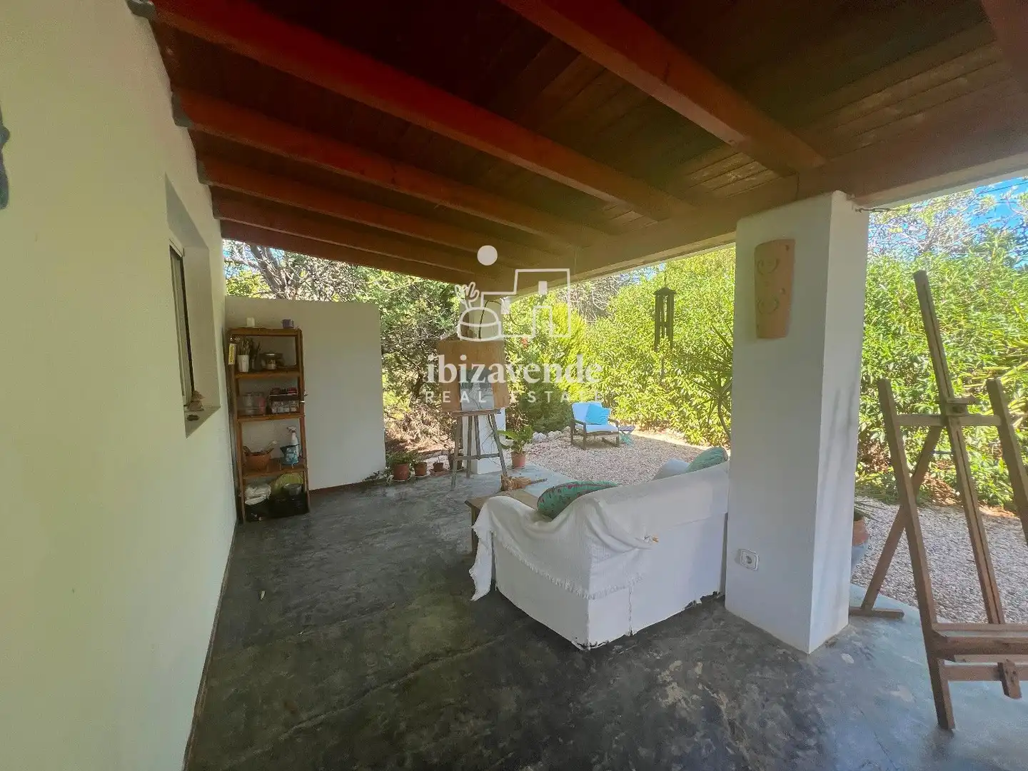 Garden of Houses for rent in Sant Joan de Labritja  with Air Conditioner, Heating and Terrace