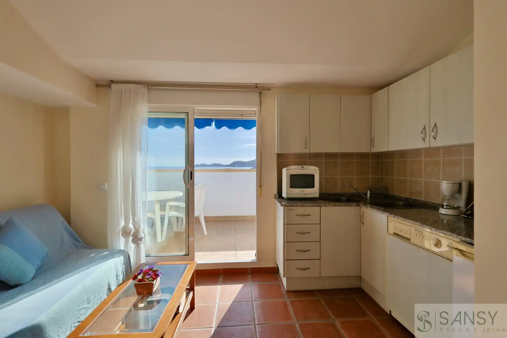 Cuina de Apartament en venda en Jávea / Xàbia amb Terrassa i Piscina comunitària