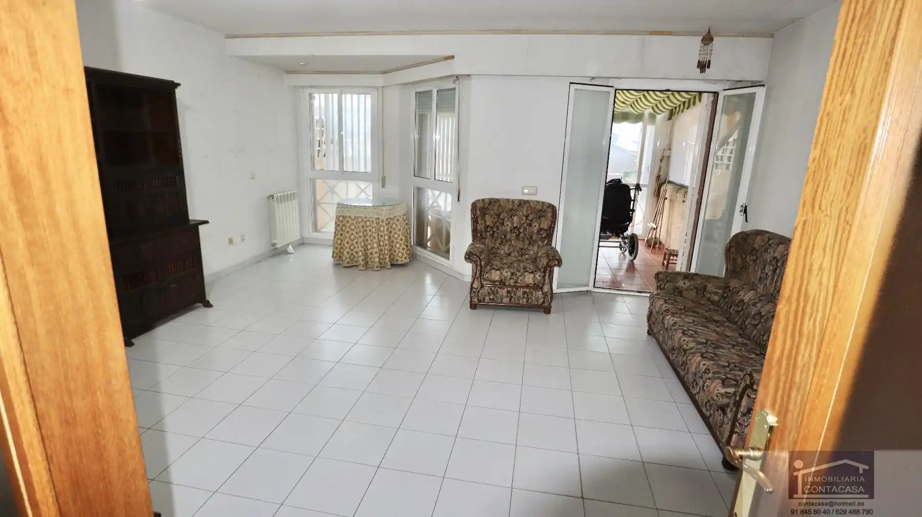 Sala de estar de Casa o chalet en venta en Colmenar Viejo con Calefacción, Parquet y Terraza