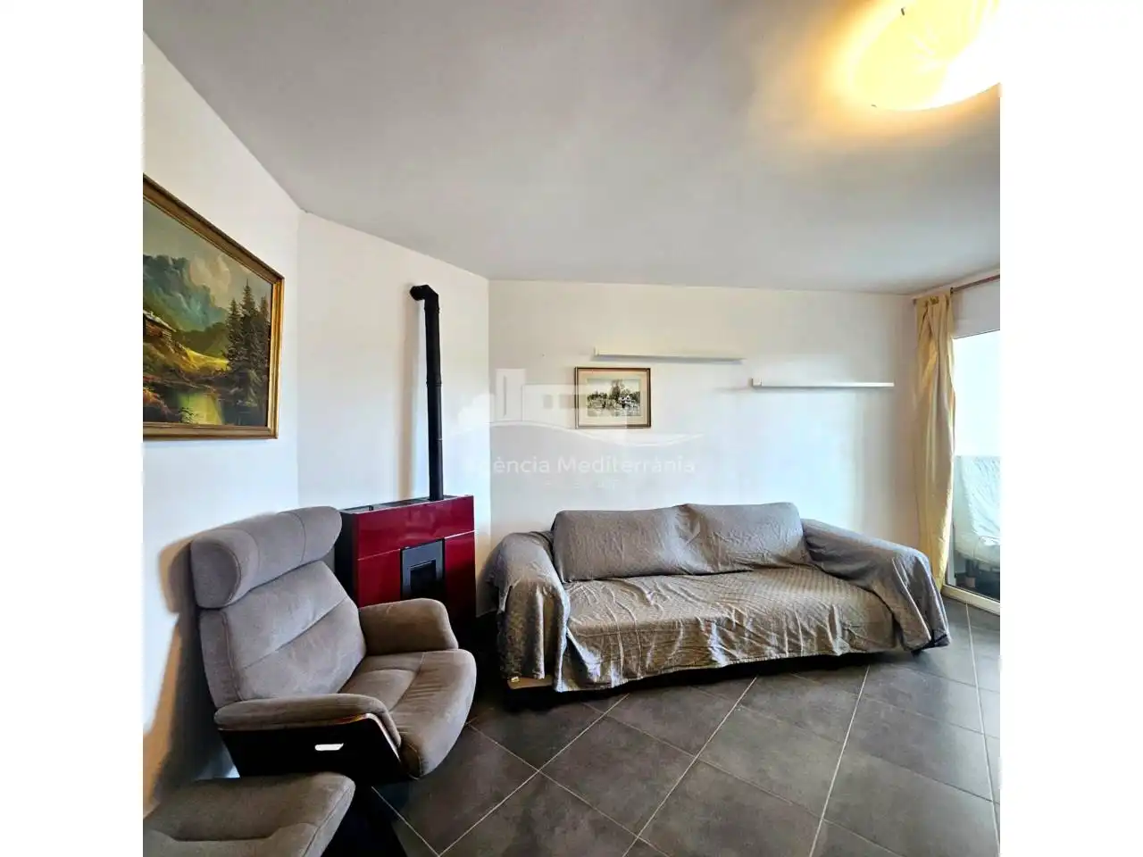 Wohnzimmer von Wohnung zum Verkauf in Castell d'Aro, Platja d'Aro i s'Agaró mit Klimaanlage, Heizung und Terrasse