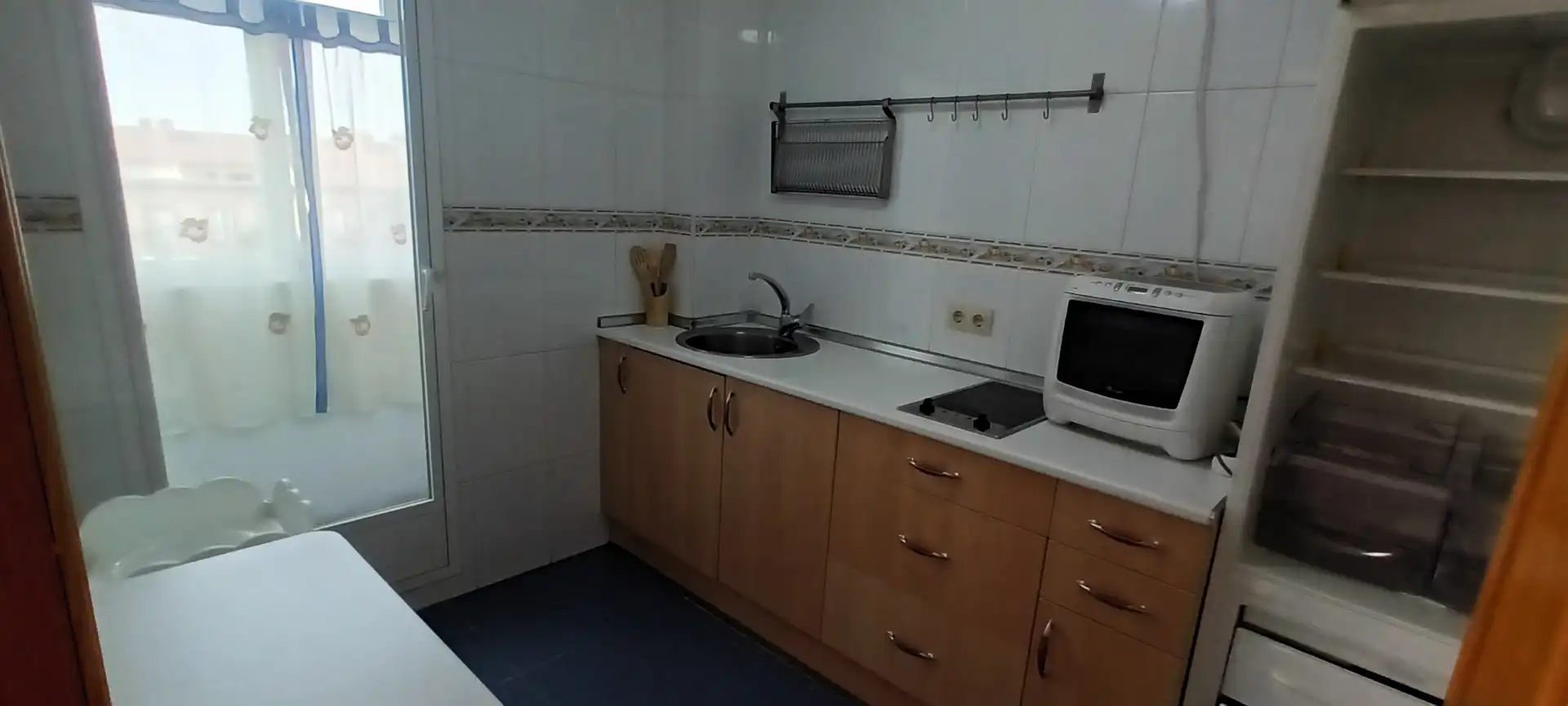Cuina de Apartament en venda en Palazuelos de Eresma amb Calefacció, Parquet i Terrassa