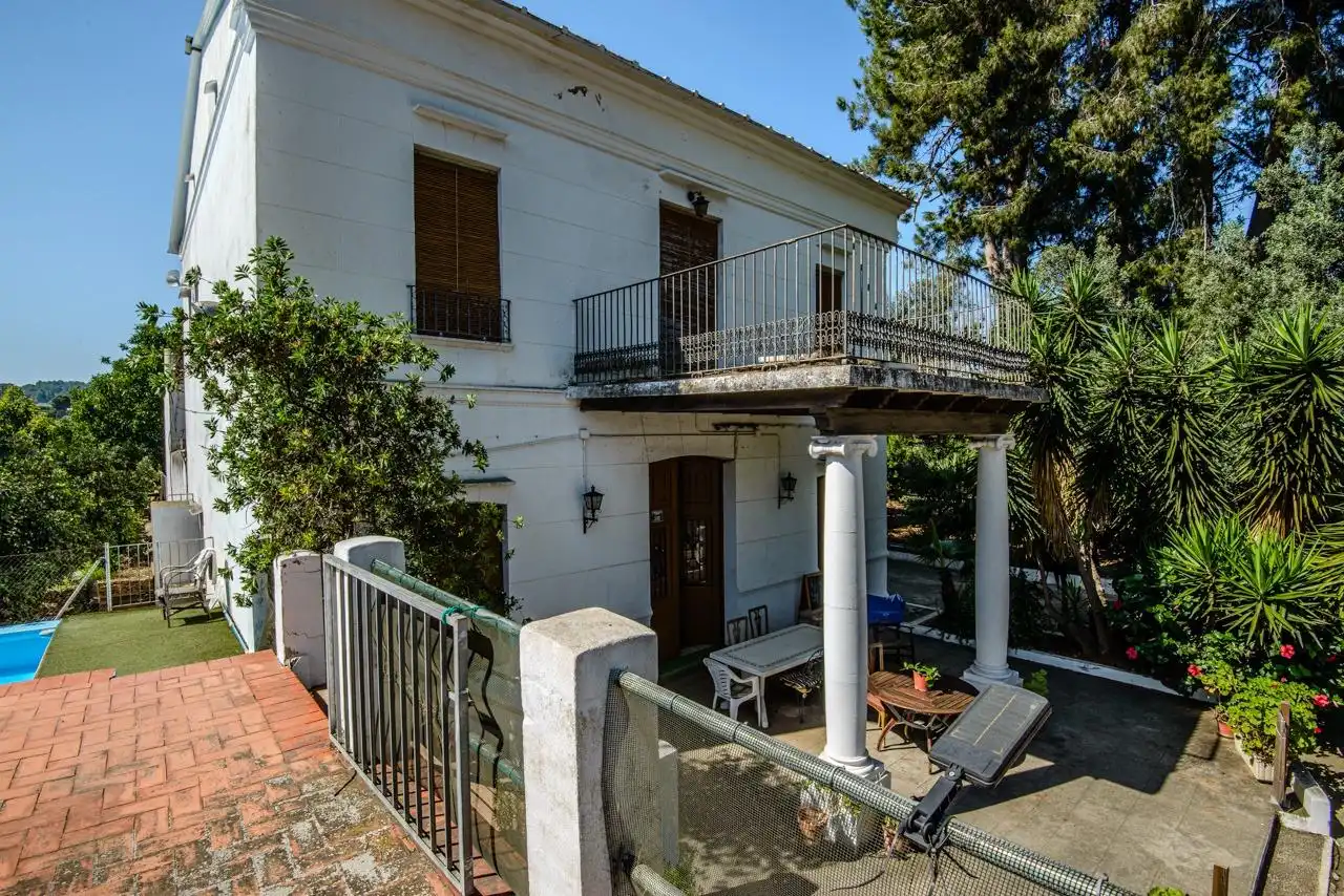 Vista exterior de Finca rústica en venda en Villanueva de Castellón amb Calefacció, Jardí privat i Terrassa