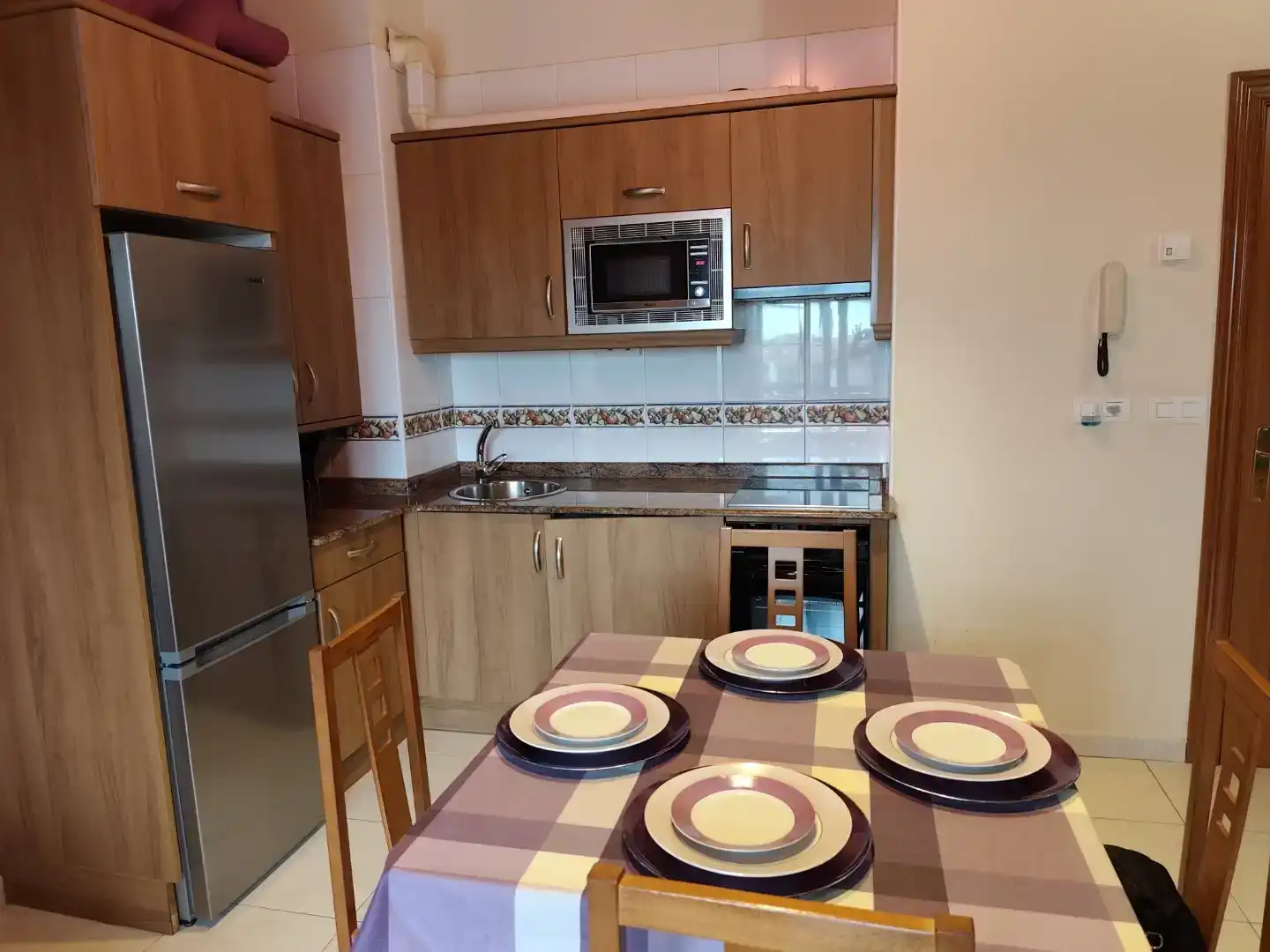 Küche von Wohnung zur Miete in Ribadedeva mit Privatgarten, Schwimmbad und Möbliert