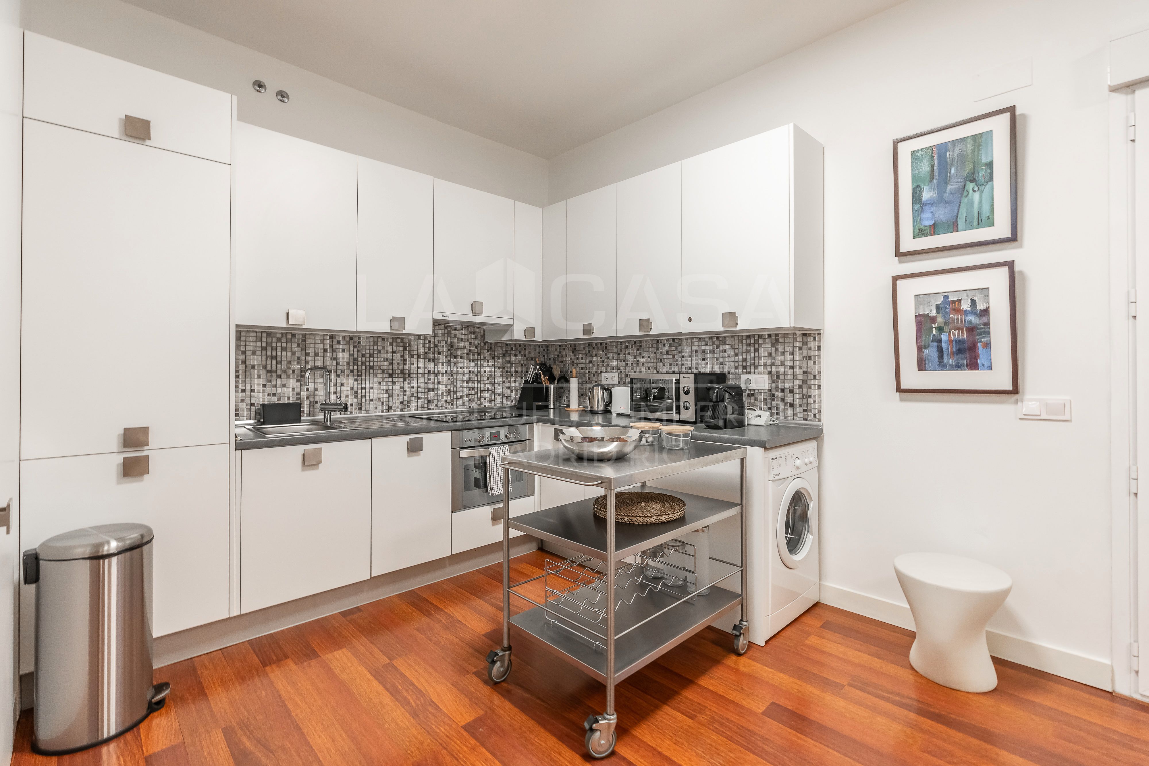 Kitchen of Planta baja for sale in  Madrid Capital  with Heating
