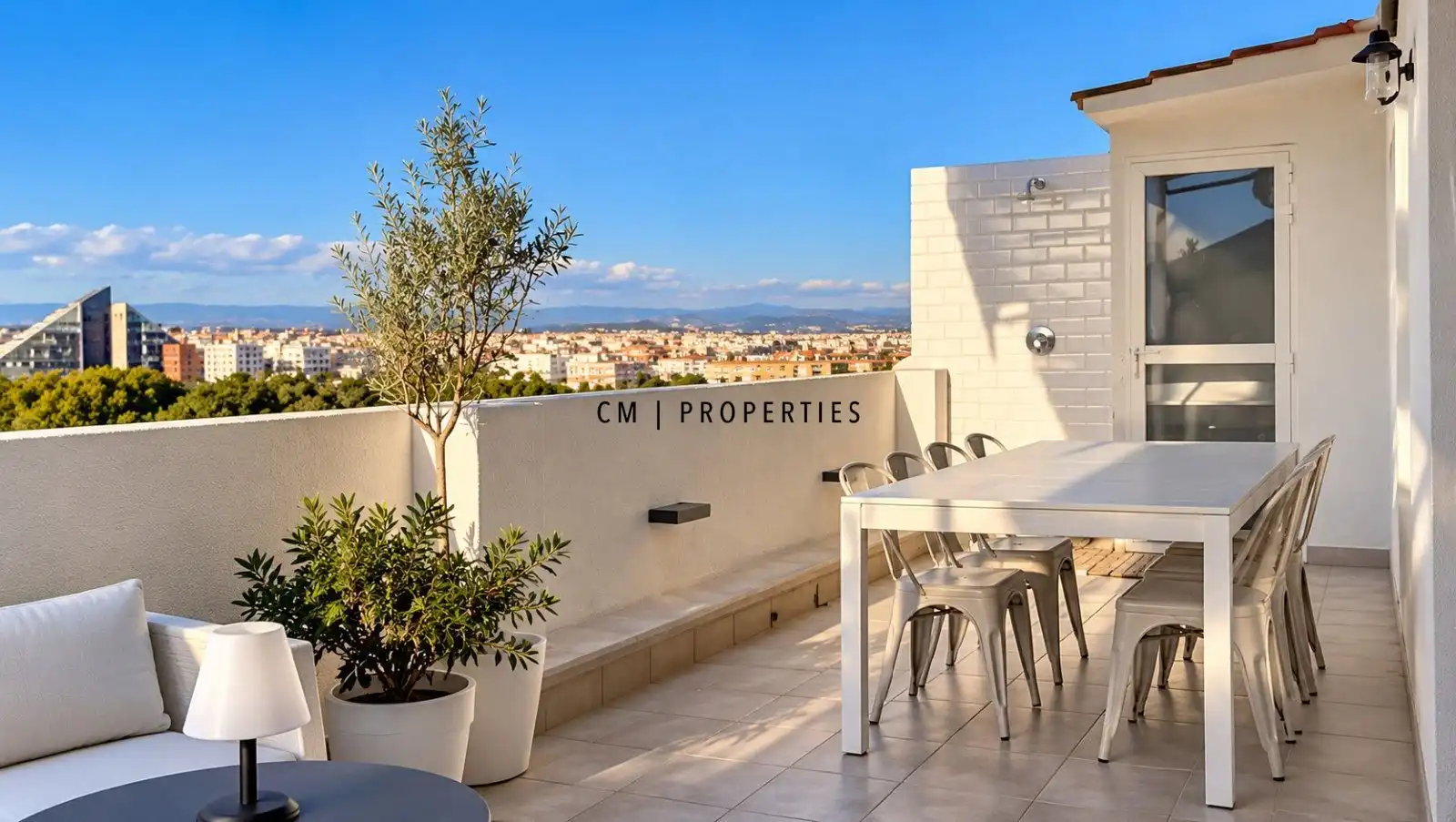 Terraza de Ático en venta en Campanar