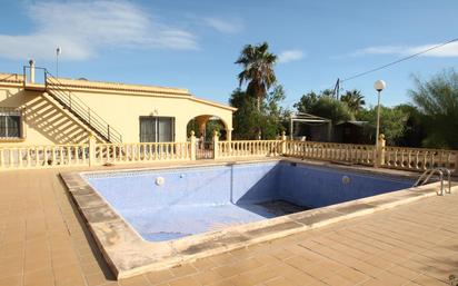Swimming pool of Country house for sale in Crevillent  with Air Conditioner, Terrace and Swimming Pool