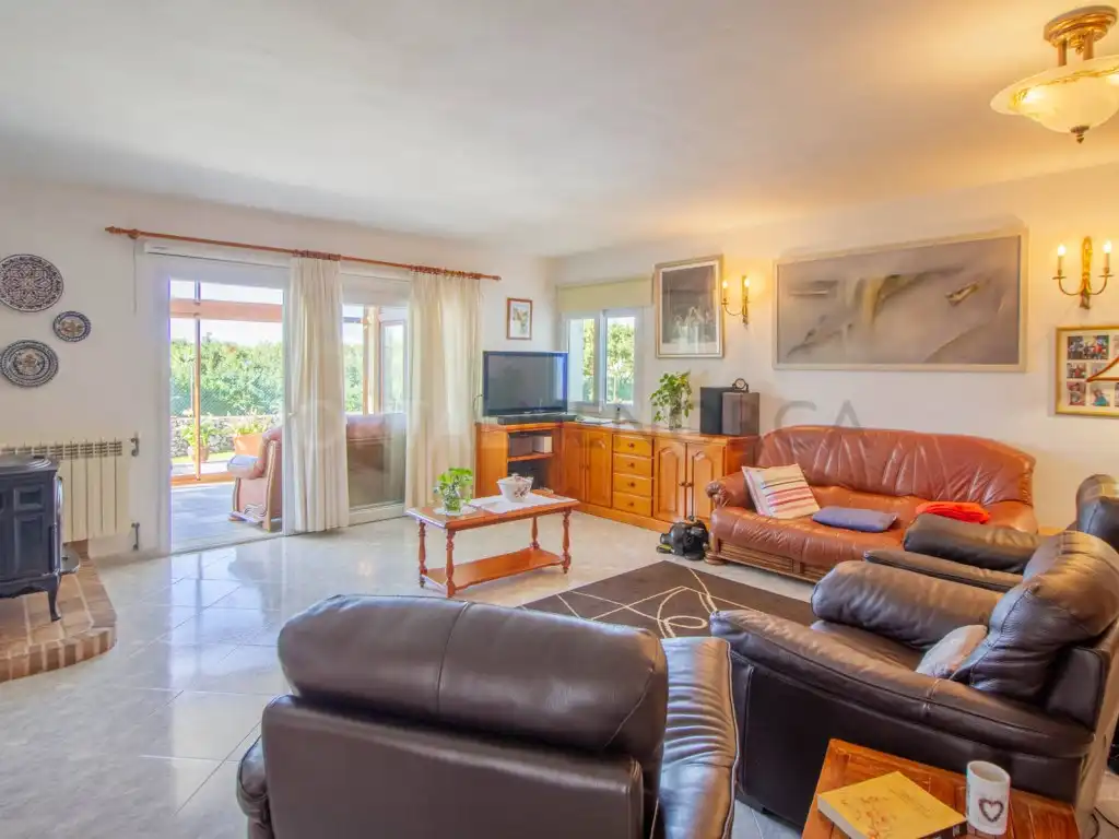 Living room of Houses for sale in Maó - Mahón  with Heating, Private garden and Terrace