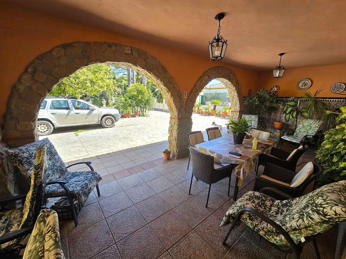 Terrasse von Haus oder Chalet zum Verkauf in Chiclana de la Frontera mit Privatgarten, Abstellraum und Schwimmbad