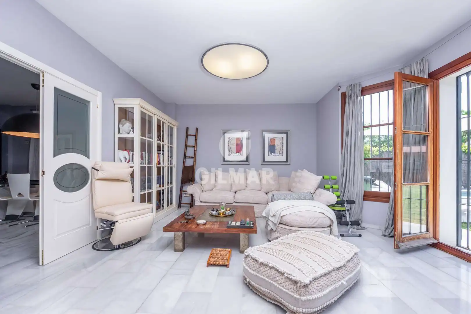 Living room of Houses for sale in Jerez de la Frontera  with Heating, Private garden and Swimming Pool